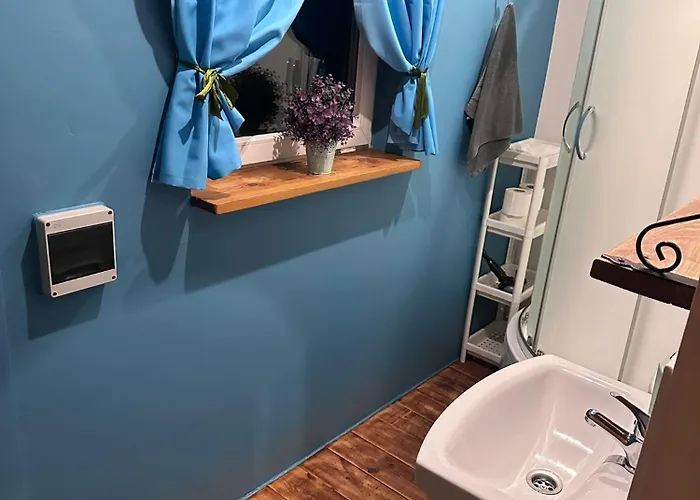 Feriehus Wilcza Chatka Na Kaszubach,Niedaleko Stoku Koszalkowo,Kominek,Balia *